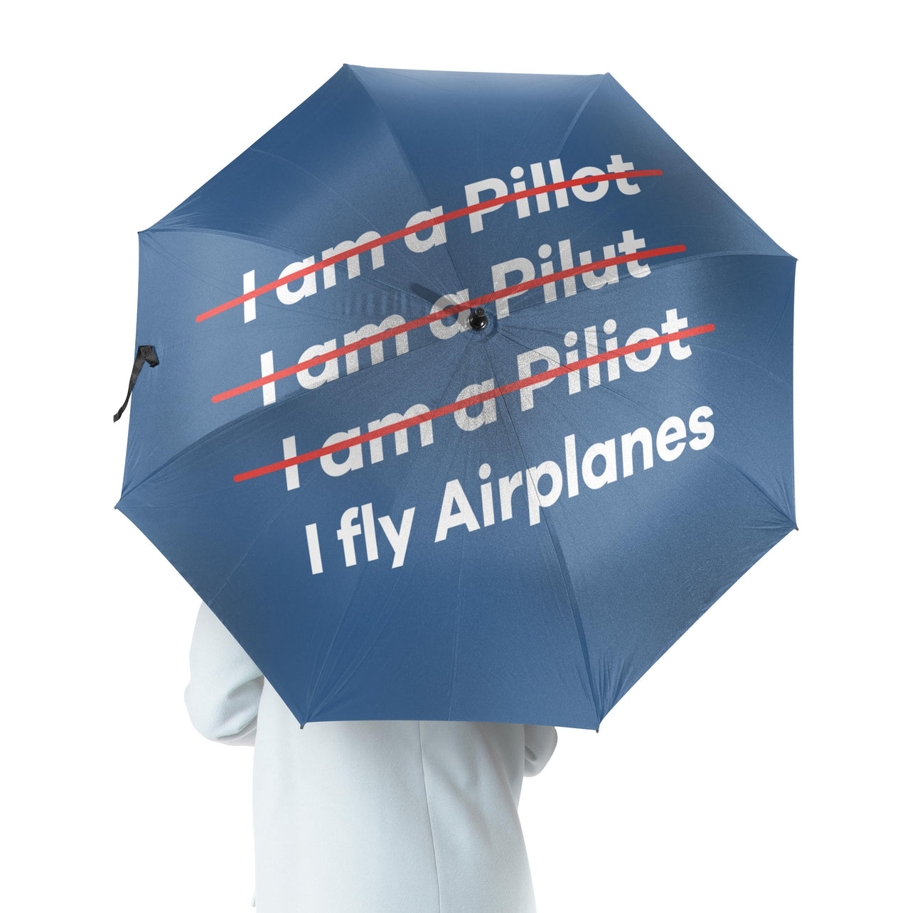 I Fly Airplanes Designed Umbrella