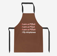 Thumbnail for I Fly Airplanes Designed Kitchen Aprons