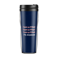 Thumbnail for I Fly Airplanes Designed Travel Mugs