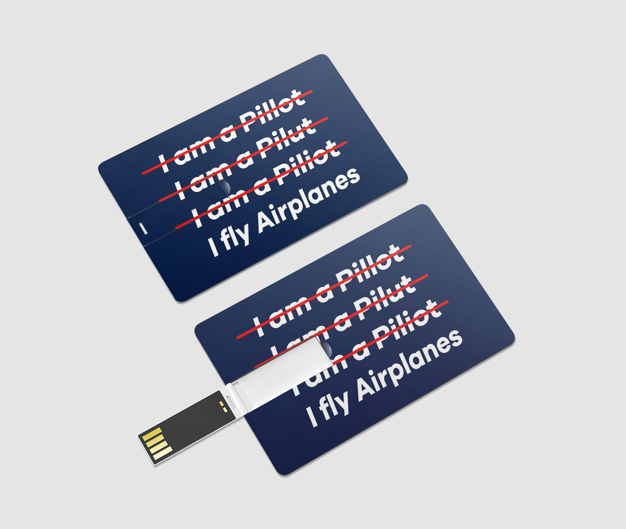 I Fly Airplanes Designed USB Cards