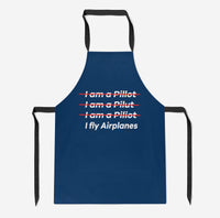 Thumbnail for I Fly Airplanes Designed Kitchen Aprons