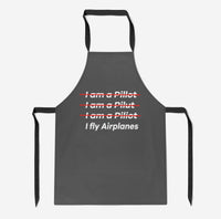 Thumbnail for I Fly Airplanes Designed Kitchen Aprons