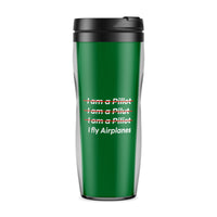 Thumbnail for I Fly Airplanes Designed Travel Mugs