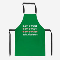 Thumbnail for I Fly Airplanes Designed Kitchen Aprons