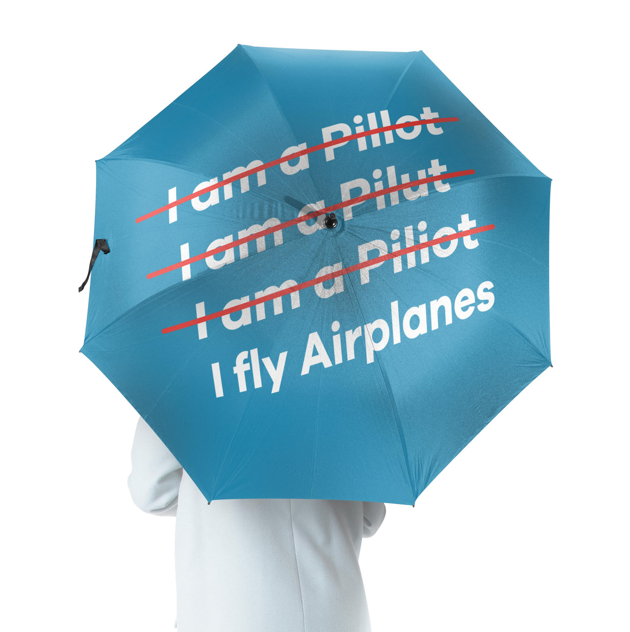 I Fly Airplanes Designed Umbrella