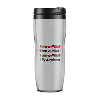 Thumbnail for I Fly Airplanes Designed Travel Mugs