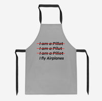 Thumbnail for I Fly Airplanes Designed Kitchen Aprons