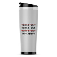 Thumbnail for I Fly Airplanes Designed Travel Mugs