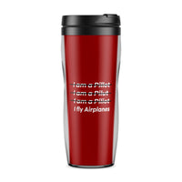 Thumbnail for I Fly Airplanes Designed Travel Mugs