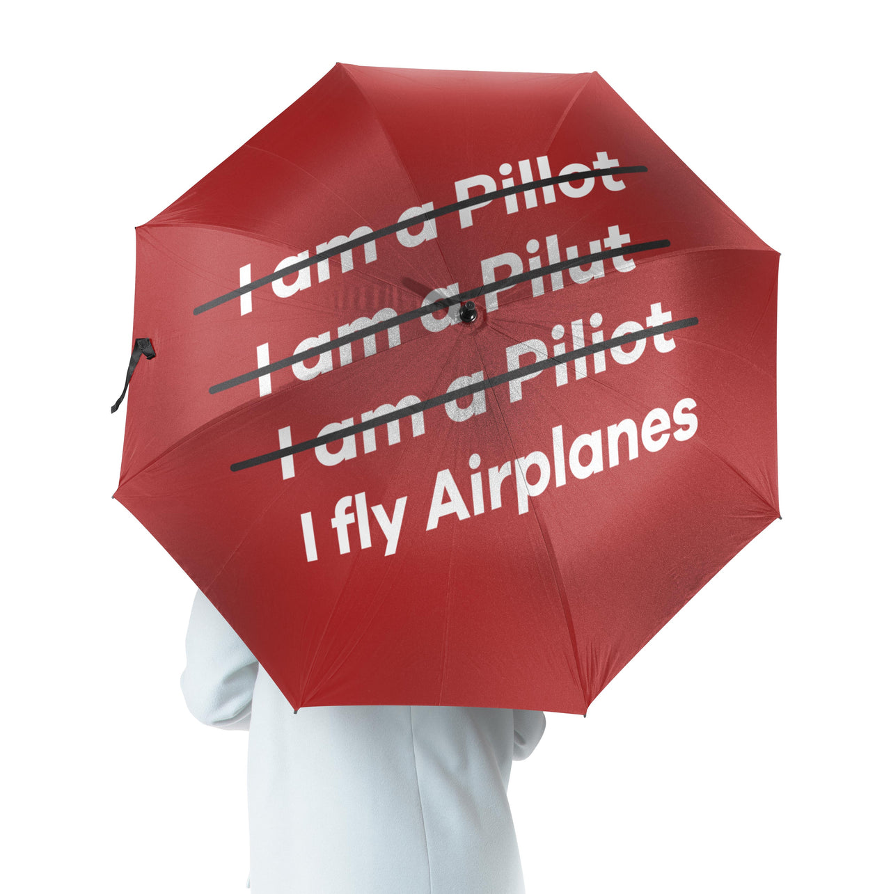 I Fly Airplanes Designed Umbrella