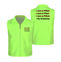 Thumbnail for I Fly Airplanes Designed Thin Style Vests