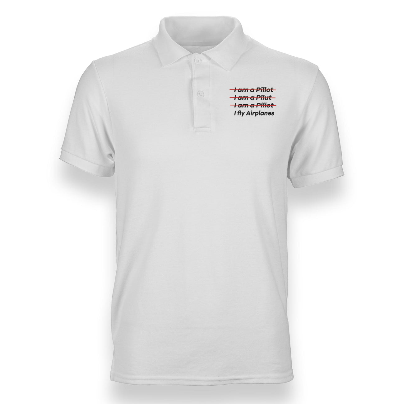 I Fly Airplanes Designed Polo T-Shirts
