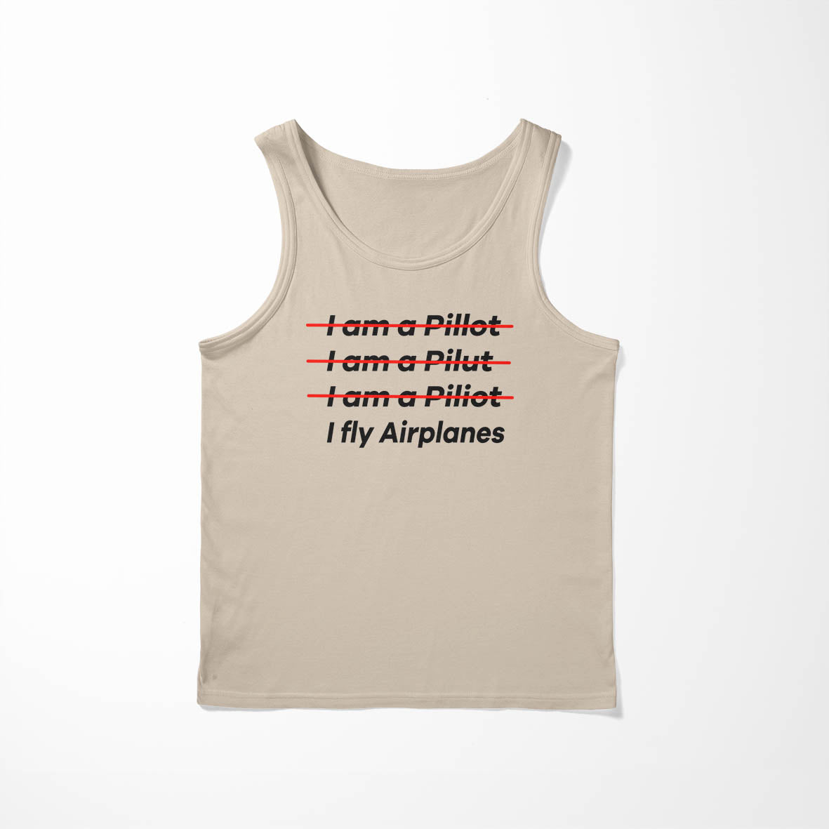I Fly Airplanes Designed Tank Tops
