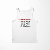 Thumbnail for I Fly Airplanes Designed Tank Tops