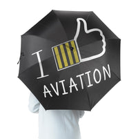 Thumbnail for I Like Aviation Designed Umbrella