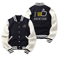 Thumbnail for I Like Aviation Designed Baseball Style Jackets