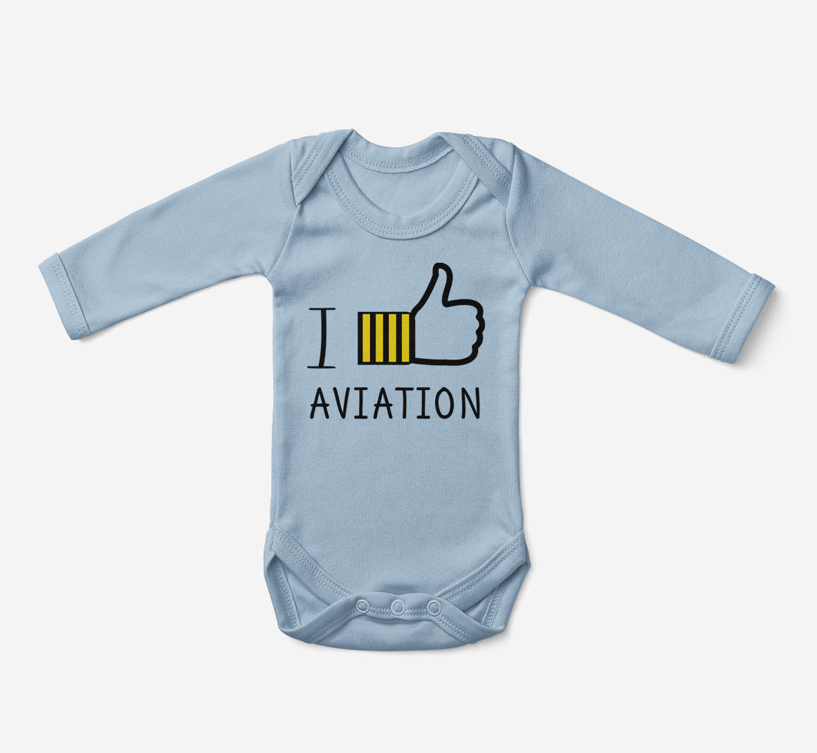 I Like Aviation Designed Baby Bodysuits