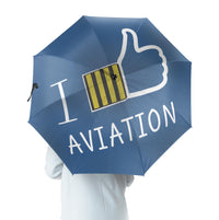 Thumbnail for I Like Aviation Designed Umbrella