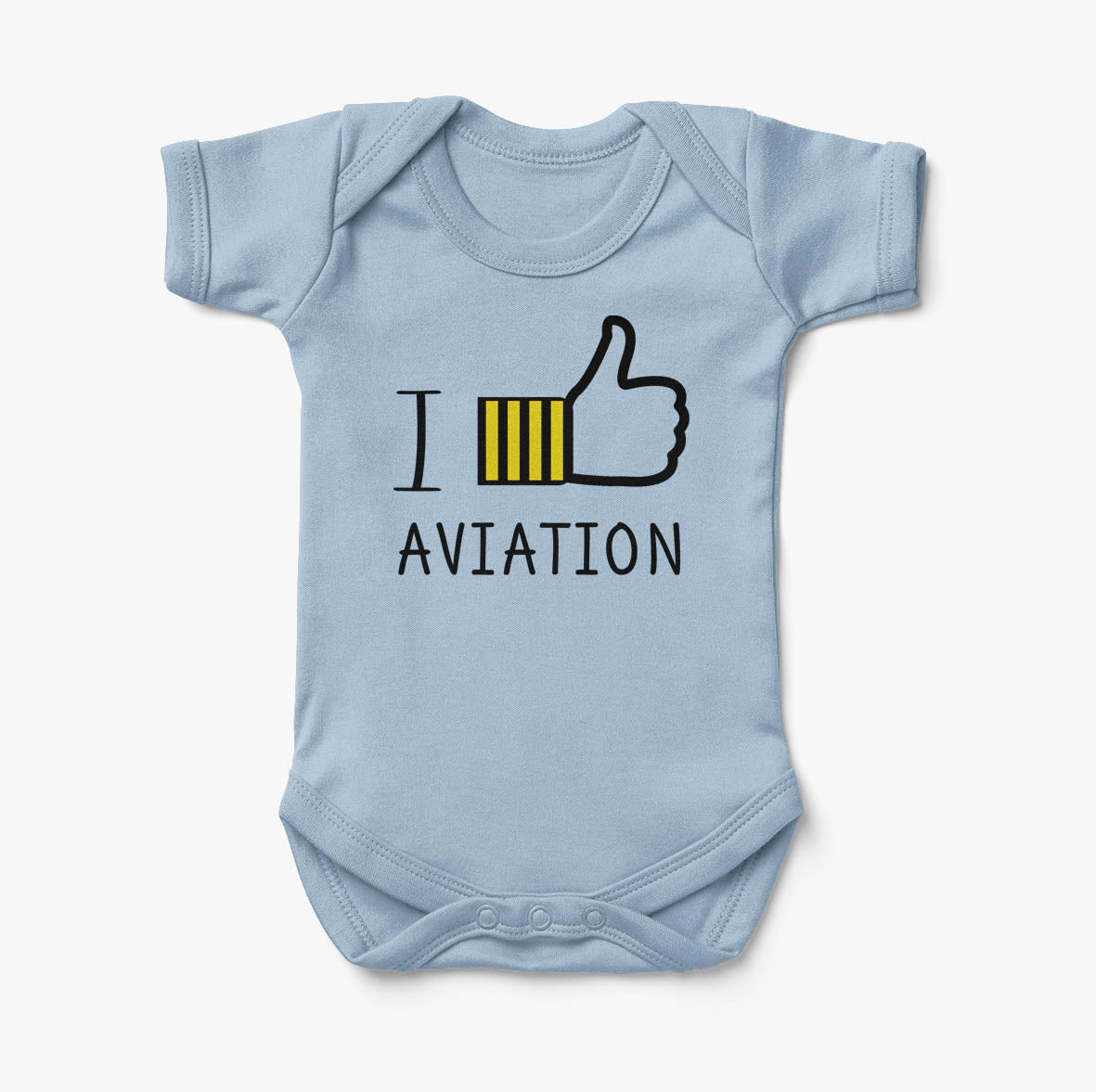 I Like Aviation Designed Baby Bodysuits
