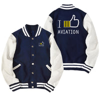 Thumbnail for I Like Aviation Designed Baseball Style Jackets