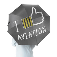 Thumbnail for I Like Aviation Designed Umbrella