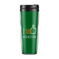 Thumbnail for I Like Aviation Designed Travel Mugs