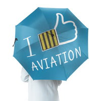 Thumbnail for I Like Aviation Designed Umbrella