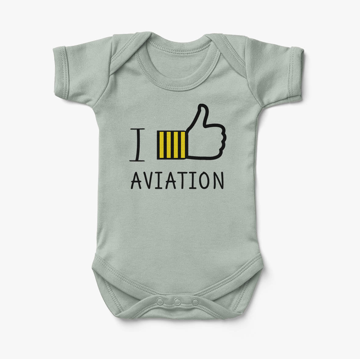 I Like Aviation Designed Baby Bodysuits