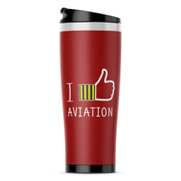 Thumbnail for I Like Aviation Designed Travel Mugs