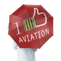 Thumbnail for I Like Aviation Designed Umbrella