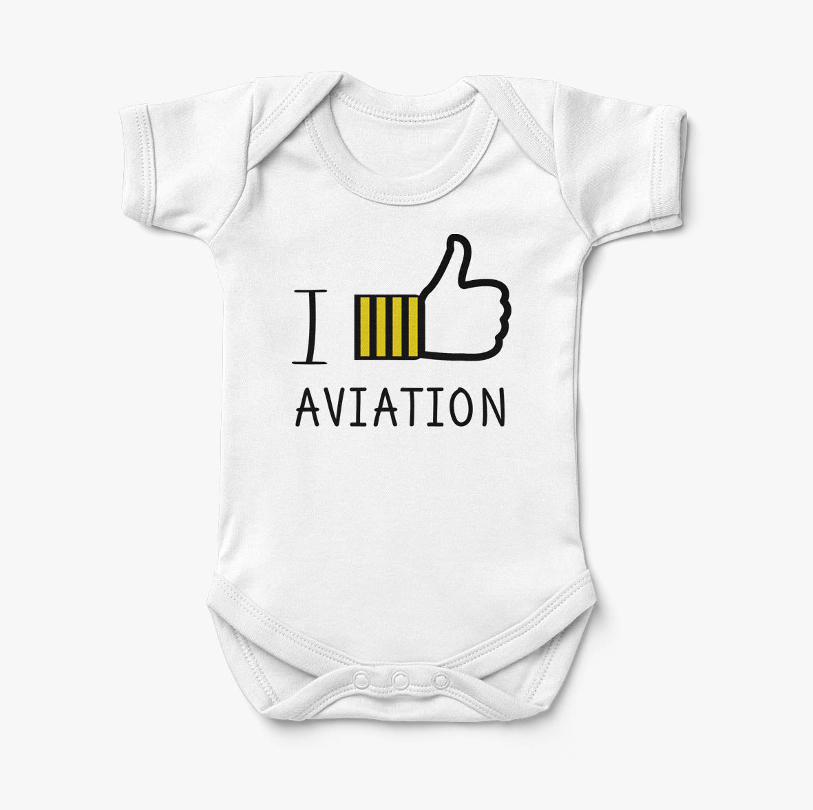I Like Aviation Designed Baby Bodysuits