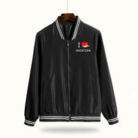 Thumbnail for I Love Aviation Designed Thin Spring Jackets