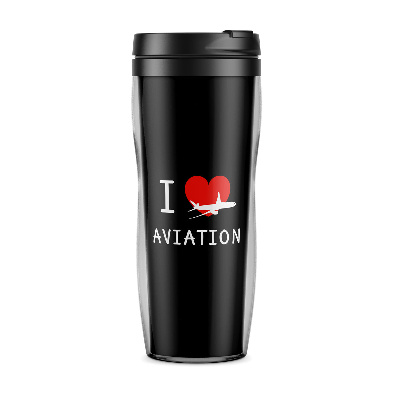I Love Aviation Designed Travel Mugs