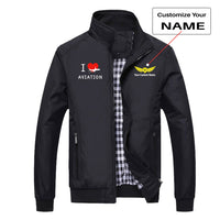 Thumbnail for I Love Aviation Designed Stylish Jackets