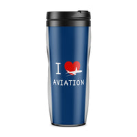Thumbnail for I Love Aviation Designed Travel Mugs