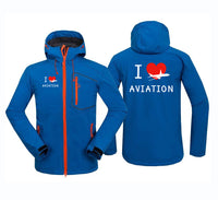 Thumbnail for I Love Aviation Polar Style Jackets