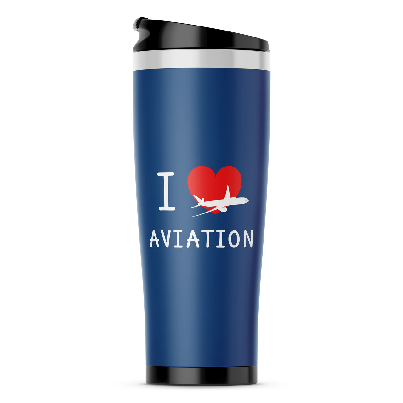 I Love Aviation Designed Travel Mugs