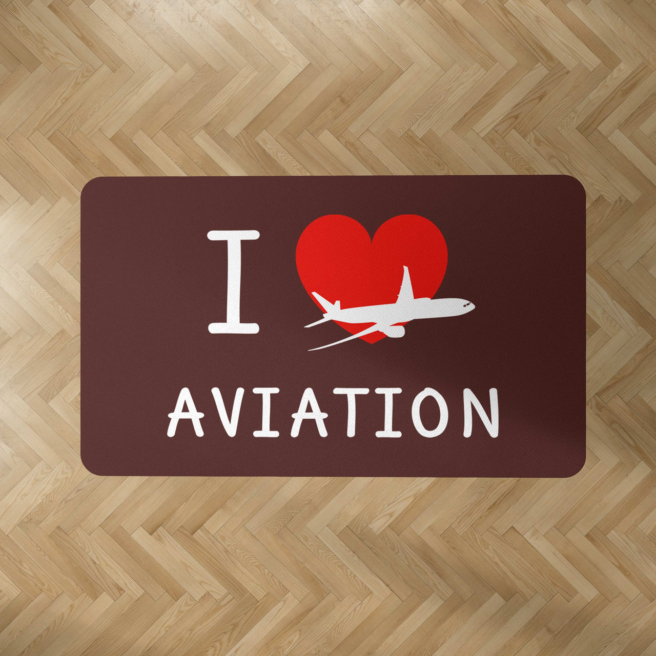 I Love Aviation Designed Carpet & Floor Mats