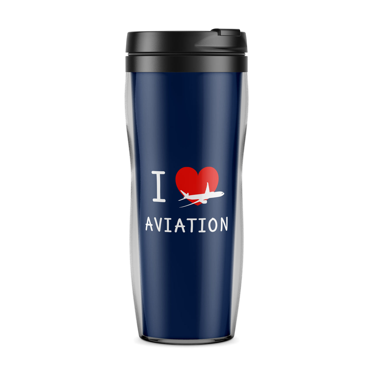 I Love Aviation Designed Travel Mugs