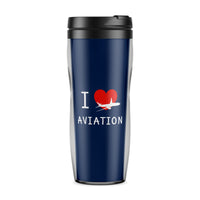 Thumbnail for I Love Aviation Designed Travel Mugs