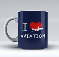 Thumbnail for I Love Aviation Designed Mugs