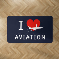 Thumbnail for I Love Aviation Designed Carpet & Floor Mats
