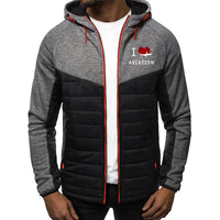 Thumbnail for I Love Aviation Designed Sportive Jackets