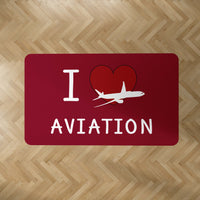Thumbnail for I Love Aviation Designed Carpet & Floor Mats