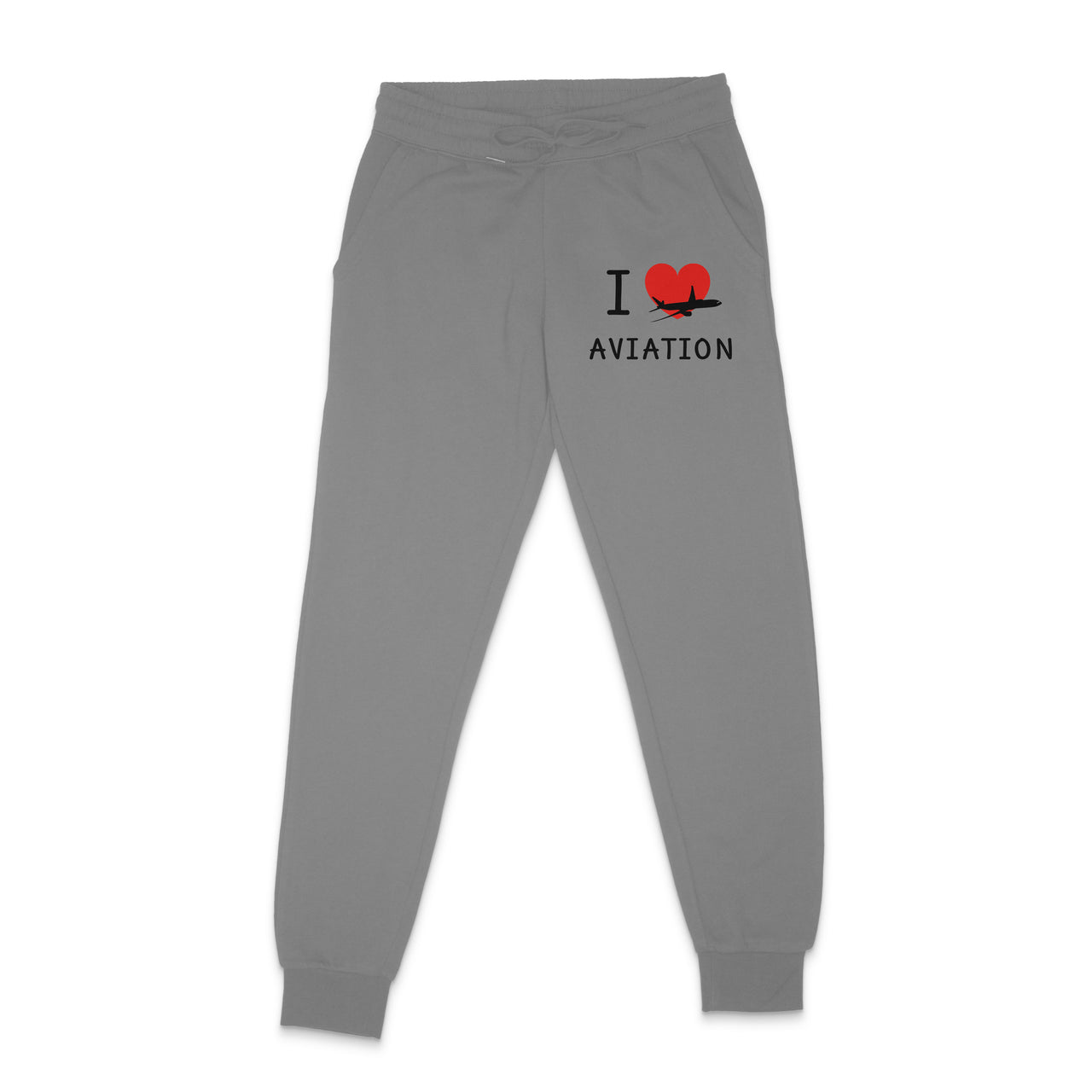 I Love Aviation Designed Sweatpants
