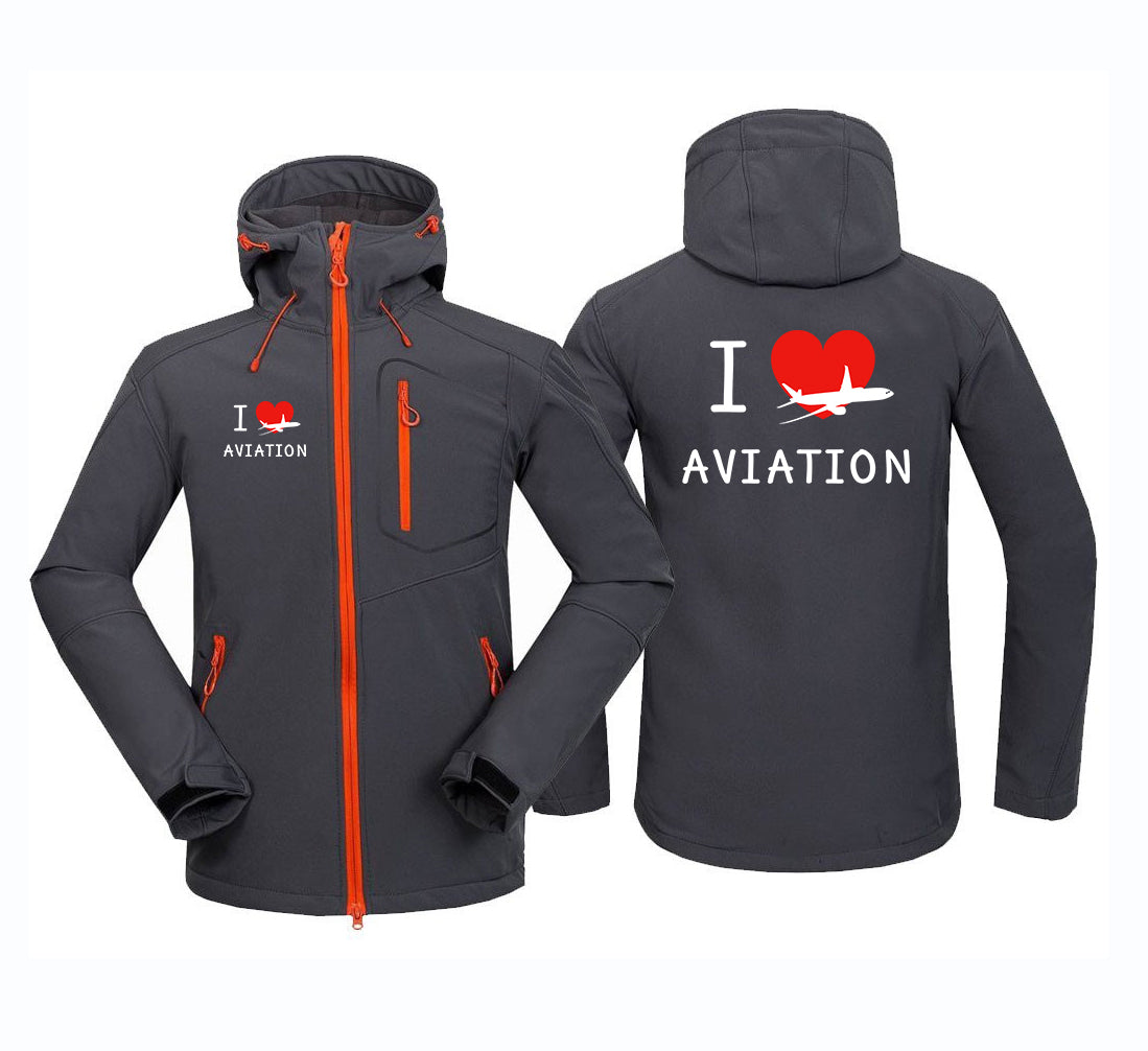 I Love Aviation Polar Style Jackets