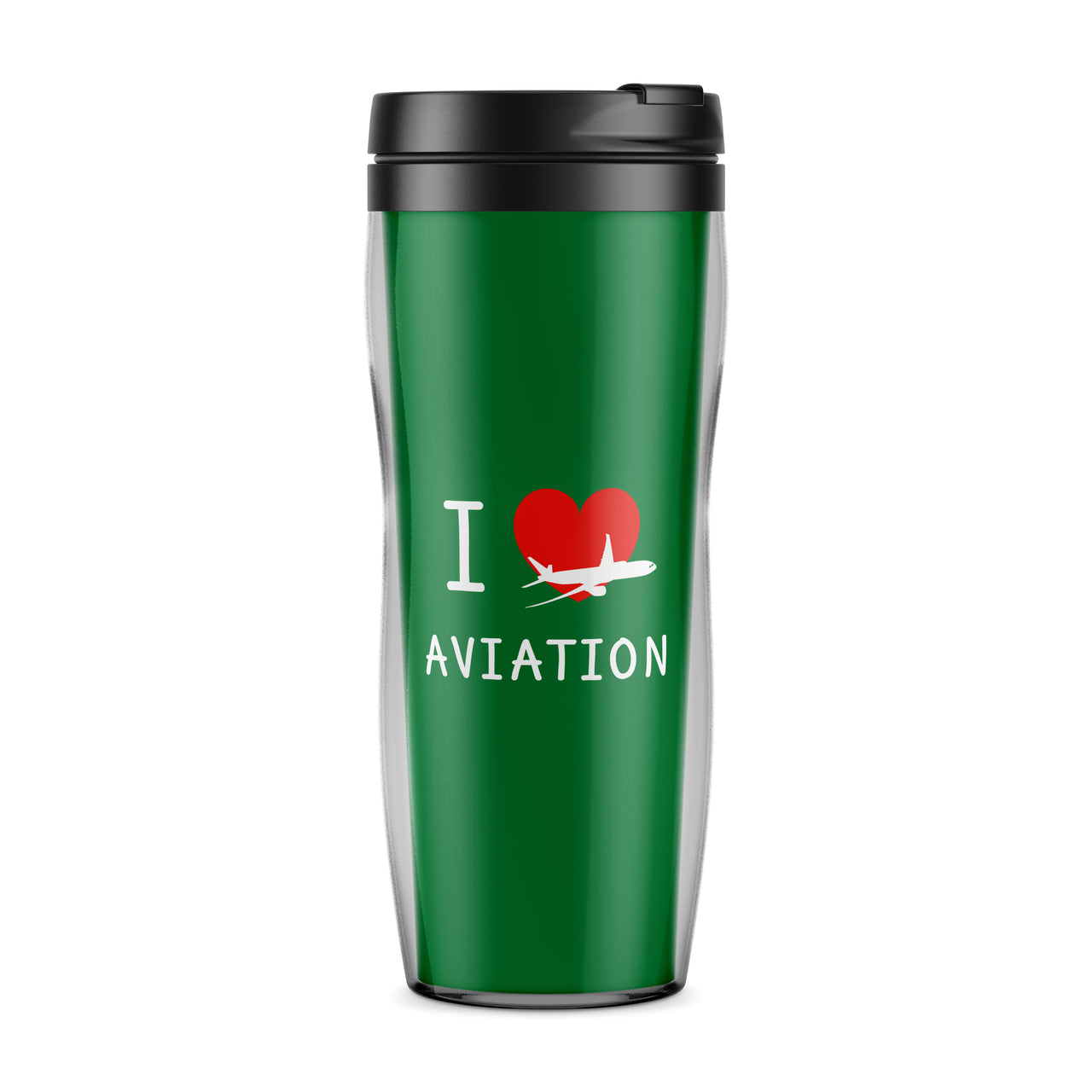 I Love Aviation Designed Travel Mugs