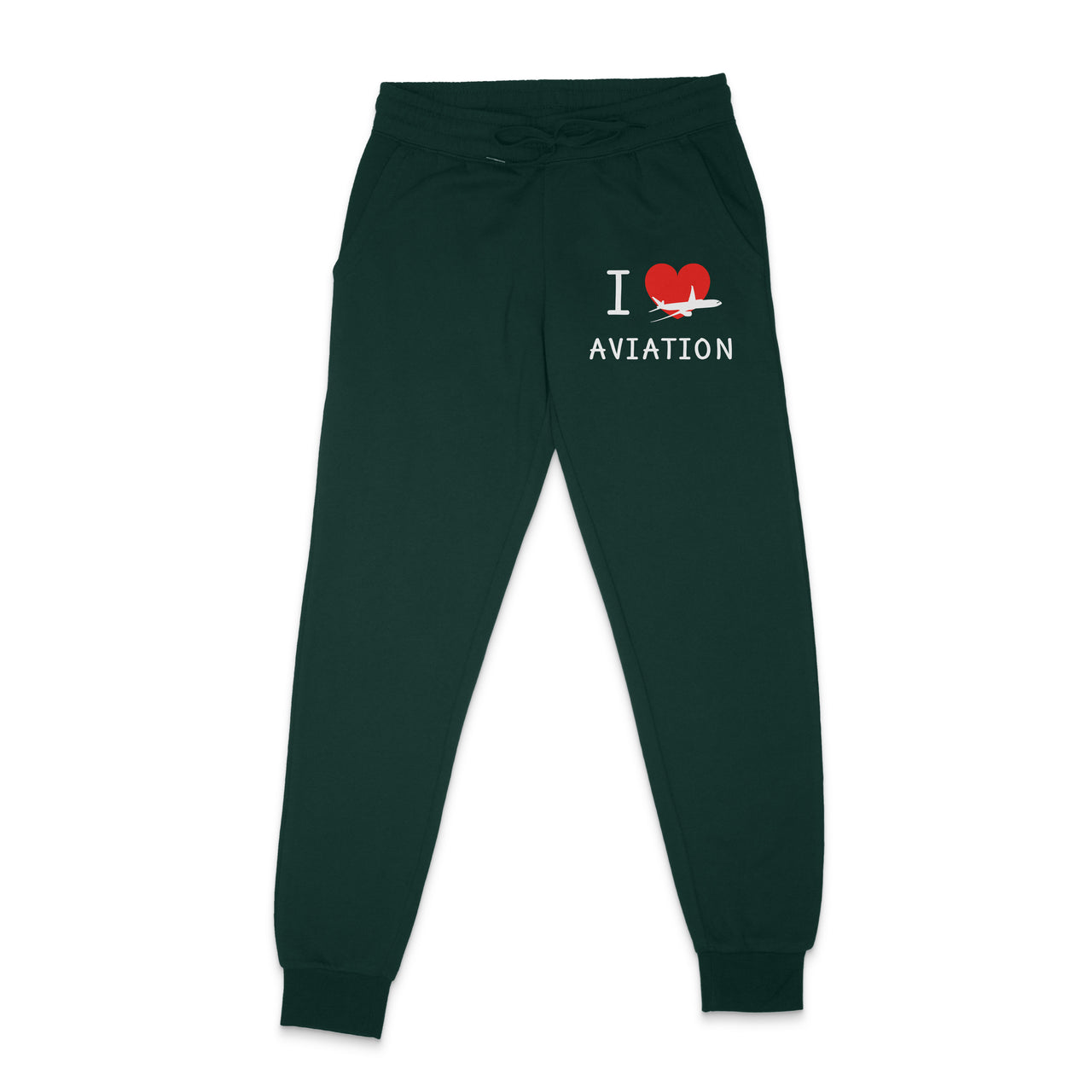 I Love Aviation Designed Sweatpants