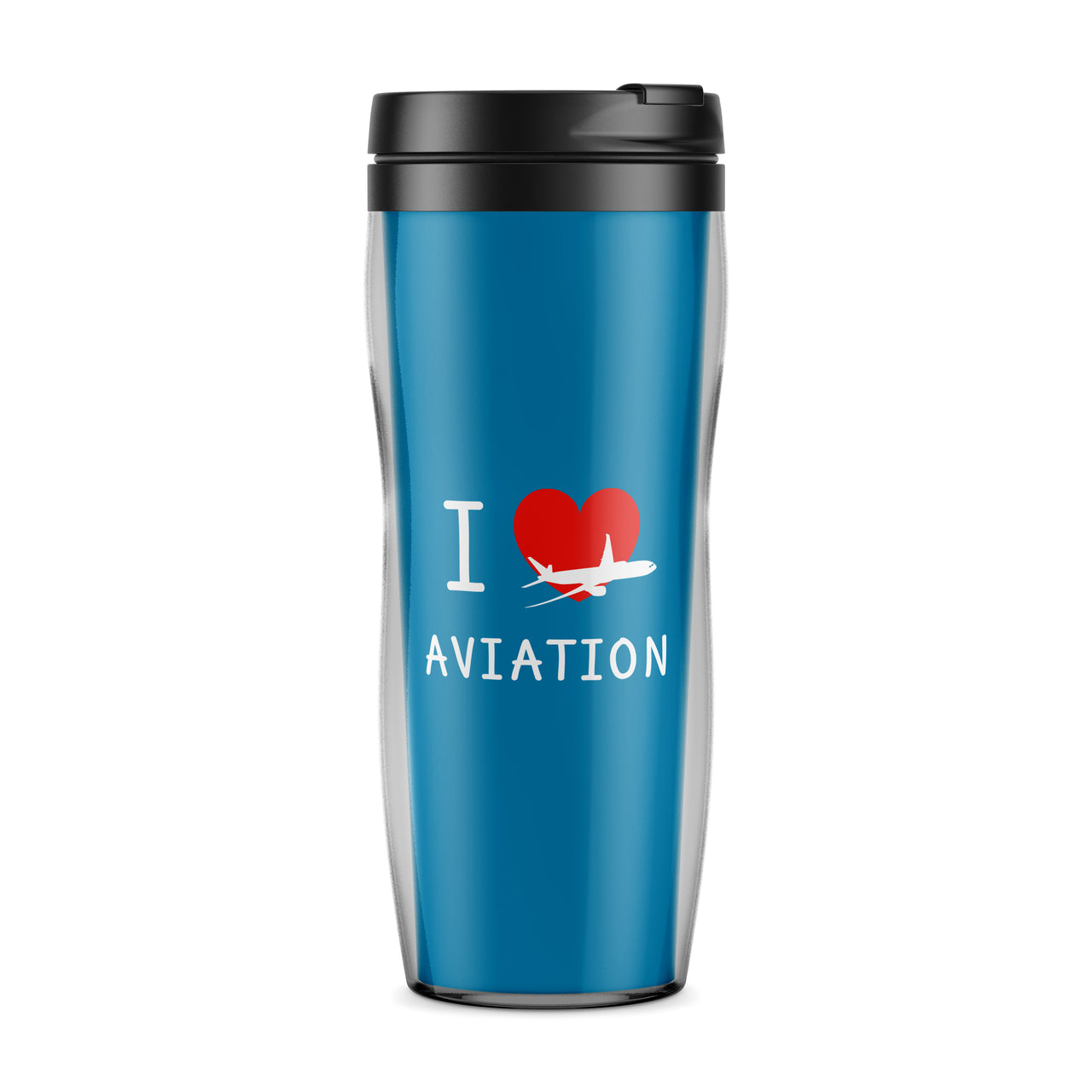 I Love Aviation Designed Travel Mugs