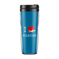 Thumbnail for I Love Aviation Designed Travel Mugs